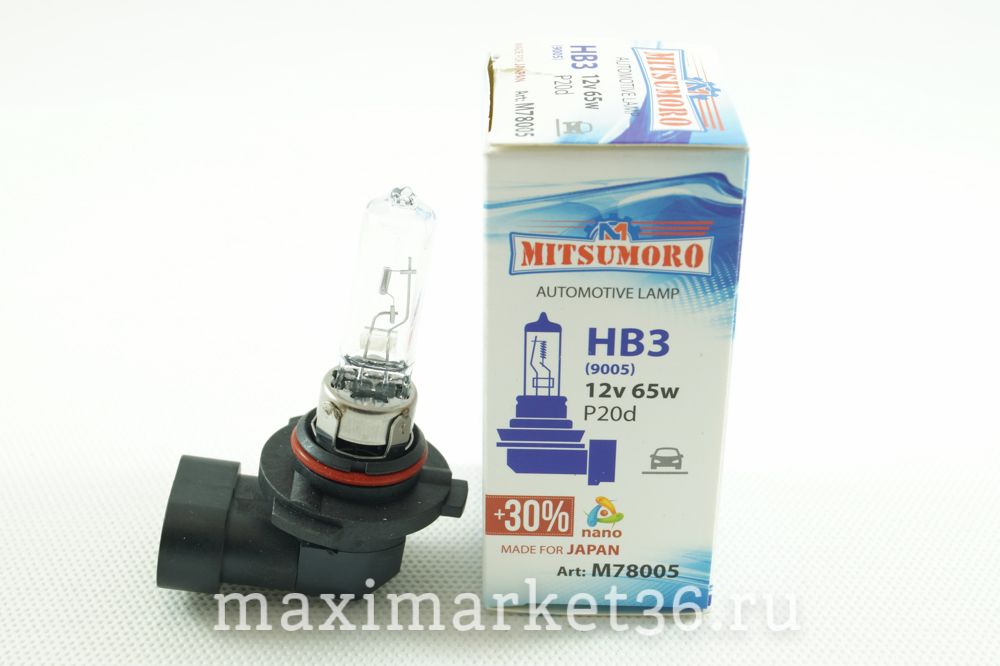 Автолампа HB3 (12-55) (9005) 12V Yamahato