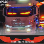 Подсветка диодная  автомобиля  590 Х 120мм БЕГУЩАЯ СТРОКА /Глаза 1шт RPD-003