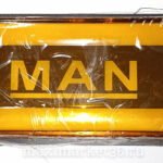 Фонарь маркерный универсальный BD-7098 24V ЖЕЛТЫЙ "MAN" с прокладкой(цена за 1 шт) /10шт G7047-2шт