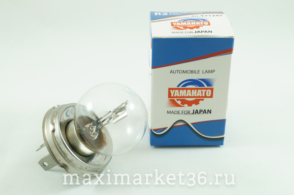 Автолампа R2 (45/40) P45t-41 фарная 12V /10/250 YAMAHATO Y71245