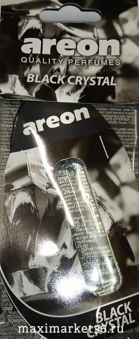 Ароматизатор AREON GEL поштучно BLACK CRISTAL КАПСУЛА