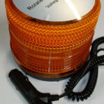 Маяк импульсный жёлтый 10-30V h=120mm d=145mm -1871  DA-02568  JSD-001