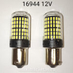 Автолампа P21W (BA15s) 144 SMD + ЛИНЗА 12V ( ПАРА!!) ОДНОКОНТАК. WHITE 10W CANBUS S0151 RuZoom
