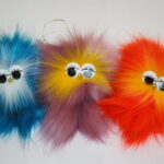 Пушистик Красивый Цветной СРЕДНИЙ