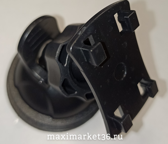 Держатель видеорегистратора,GPS-навигатора 4 зубца (гребёнка) шаров.повор.механизм TS CAA-23 6-003