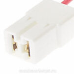 Разъём 2 конт. 6.3мм (папа) Голый