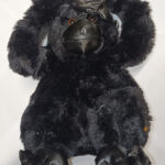 ОБЕЗЬЯНА на липучке ЧЁРНАЯ