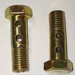Штуцер-болт М14 х1,5 (2 отверстия)  PR-0726