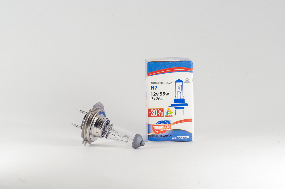 Автолампа H7 (12-55) PX26d 12V YAMAHATO