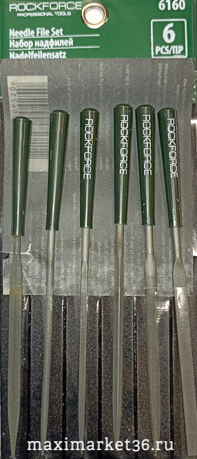 Набор надфилей 6 предм ROCKFORCE RF-6160