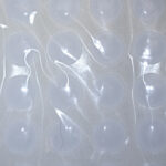 Заглушка места установки орнамента "Кружок" цвет белый голограф. набор 24шт D=1,2см 61788 (6725)