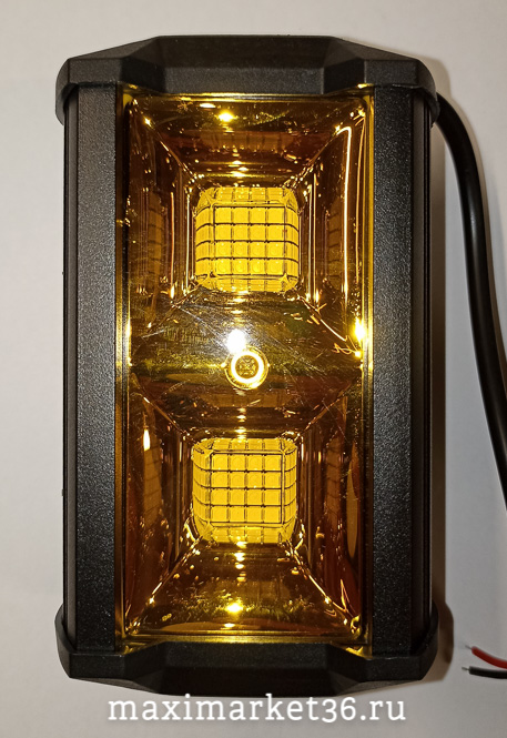 Фара диодная-ходов. огни 1шт 75W желтая G0048Y