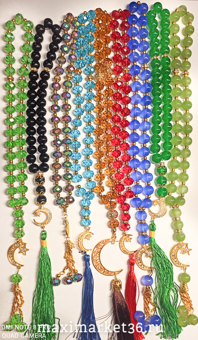 Амулет-чётки шикарные (полумесяц)