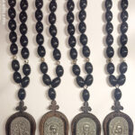 Амулет-керамические чётки + Деревянная ТОЛСТАЯ Икона