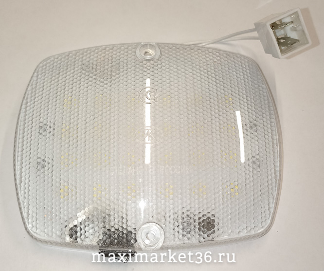 Плафон подсветки салона диодный 12-24V универсаль. накладной с выкл.EC-06.02 LED 4506 /2шт/CXD-007