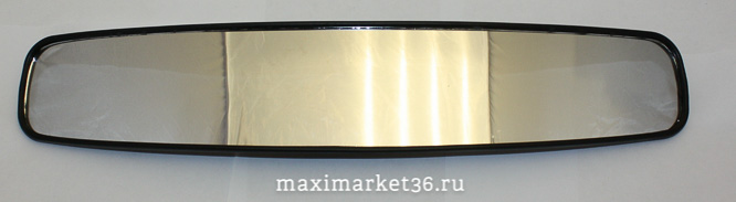 Зеркало в/салонное панорамное 432х72 мм AVTOLOK на зажимах (на скобе) в коробке DP-006