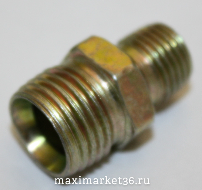 Соединитель-переходник 22-18 латунь. с резьбы на резьбу (наружняя резьба) 3044 возд PR-0644