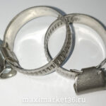 Хомут нержавейка D10-16(100) 9мм в коробке ТРЕК