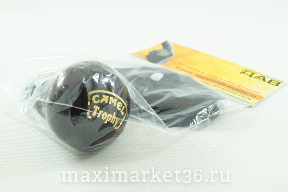 Ручка на руль 777 дервяная.(бук) усиленн. крепёж лакирован. с золот. эмблемой