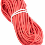 Провод одножильный медный 4мм в изоляции 5 м чёрн/красн