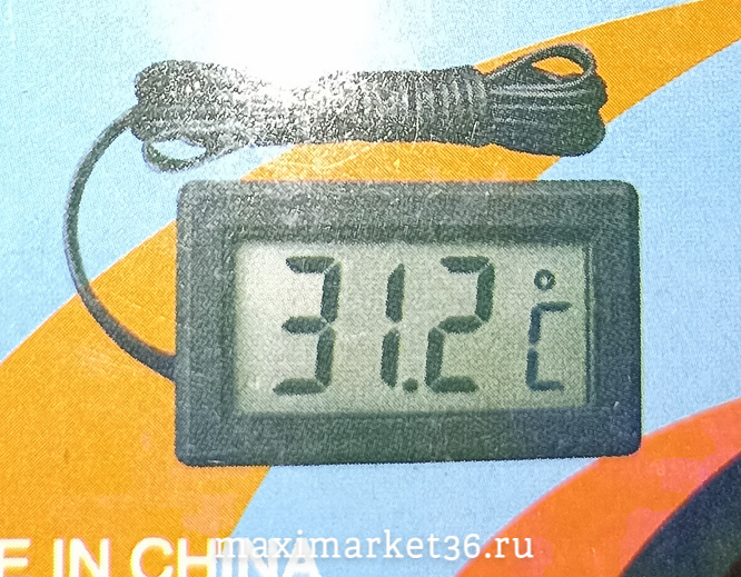 Термометр врезной автомобильный + датчик FY-101