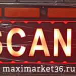 Фонарь задн LED универсаль. с логотипом SCANIA ПАРА W0061