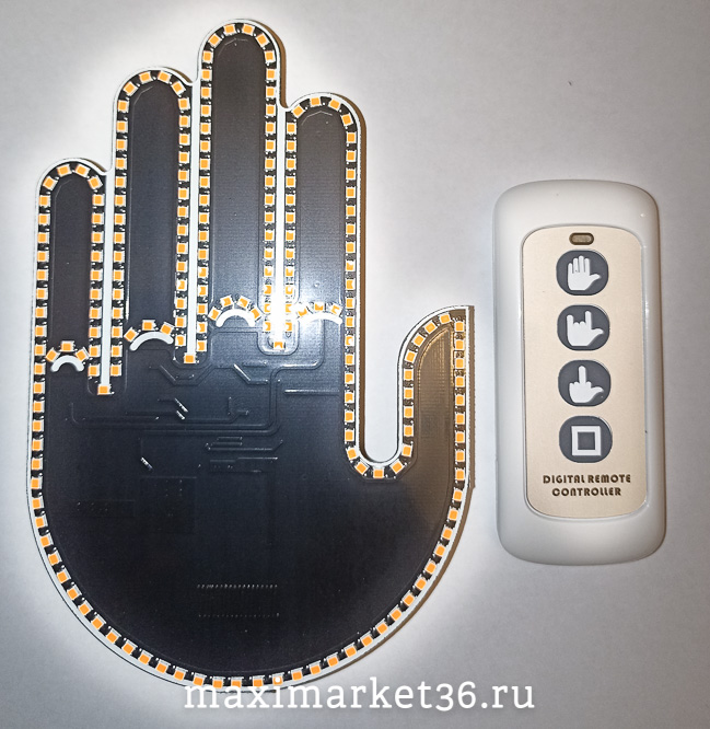 Подвеска - ЛАДОШКА ДИОДНАЯ на стекло с пультом O"KEY 3 режима -6277