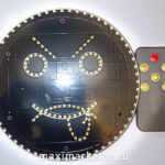 Подвеска - СМАЙЛИК ДИОДНАЯ на стекло с пультом 5 режимов -6276