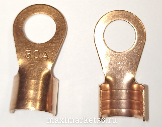 Клемма проводки d = 8 мм 80А медь PR-0299