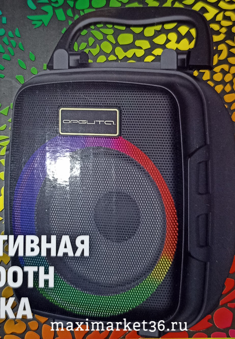 Колонка BLUETOOTH Орбита ОТ-SPB139 черная 2829 синяя2867