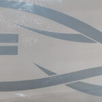 Наклейка боковая "DAF" 40х46см на угол окна груз. машины цв серебро ПАРА 49212 (5399)