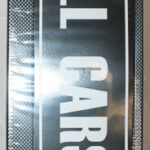 Рамка номера пласт. фольгированная КАРБОН ТЁМНЫЙ (напресованная фольга) ГРАНТИЯ 1 ГОД