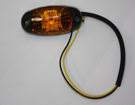 Фонарь маркерный универсальный 60.3731-00 ЖЁЛТЫЙ 12-24В паутинка