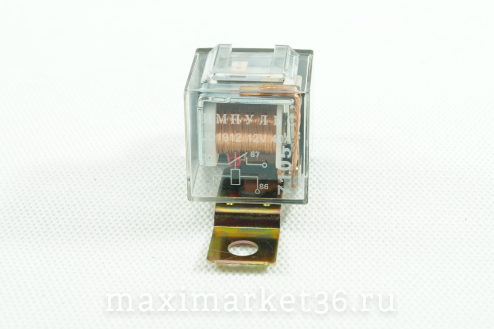 Реле замыкающее 5-х конт."Импульс" 24 В 80А с индикацией герметичное PR-0321