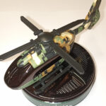 Ароматизатор ВЕРТОЛЁТ КАМУФЛЯЖ на солнечных батареях 13437