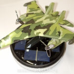 Ароматизатор САМОЛЁТ КАМУФЛЯЖ на солнечных батареях