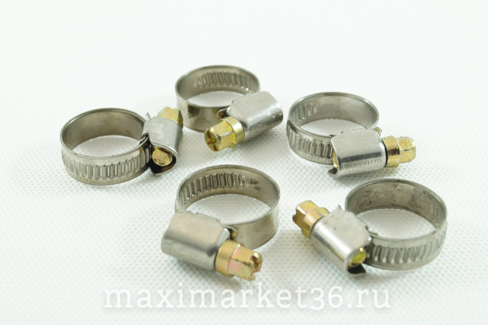 Хомут 02 3/4" 9mm/W2 (нерж.сталь) 12-20/100 PR-0156 "W2"