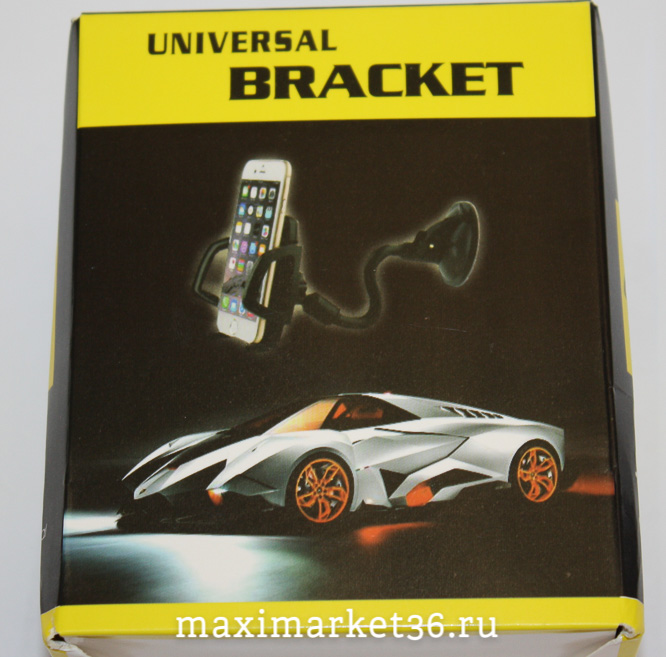 Держатель телефона " типа практик" чёрный ,1505 раздвижной DT-013