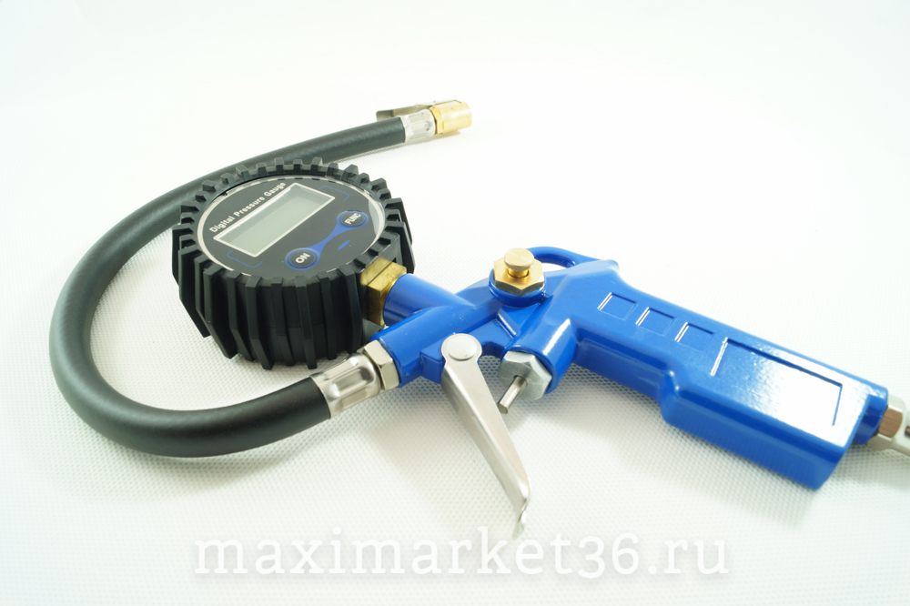 Пистолет подкачки шин с ЭЛЕКТРОННЫМ манометром 16 Атм -3142 PR-0864 ZX1301 DG-004 МА м0320