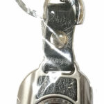 Брелок ШИКАРНЫЙ кожа+серебро CHEVROLET