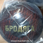 Ручка на руль БРОДЯГА дервян.(бук) усиленн. крепёж лакирован. с золот. эмблемой