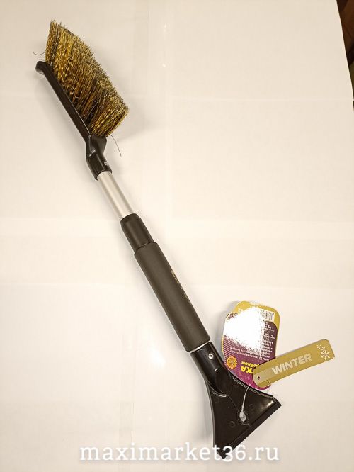 Щетка CA-81 Telescopic (52-65см) для снега со скребком и телескопич ручкойCITY UP /1/28