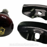 Ручка на руль ГАЗ дервяная.(бук) усиленн. крепёж лакирован. с золот. эмблемой