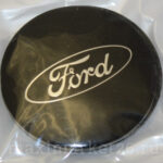 Наклейки на колпак ступицы с эмблемой D=60мм FORD (4шт) ВЫПУКЛЫЕ ЧЁРНЫЙ