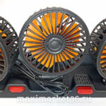 Вентилятор ТРОЙНОЙ 24V (F4310) + бокс для ароматизатора+набор -визитка