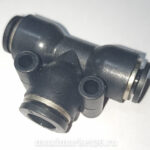 Фитинг тройник трубки ПВХ  4мм -2809 PR-0022  PUT6*/10шт 21901