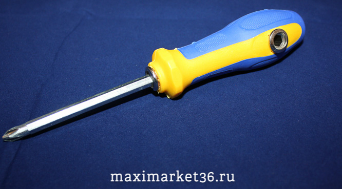 Отвёртки двухторонняя с боковым отверстием для работы в двух плоскостях PH2 ОТ-001/12шт