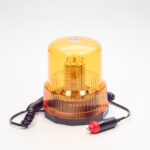 Маяк проблесковый 24В, магнит+стационар. жёлтый (стакан h=150мм,d=125мм) -3375 DA-01823