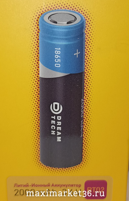 Аккумулятор 18650 (1ШТ) (168А) 8800mAh (2361 9600*3781)Орбита 4094 батарея