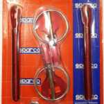 Замок капота  (спорт люкс) КРАСНЫЙ Sparco (компл)